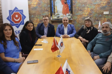 BAŞKANIMIZ FEVZİ DURMUŞ, BELARUS İSTANBUL BAŞKONSOLOSLUĞU TEMSİLCİLERİ İLE GÖRÜŞTÜ